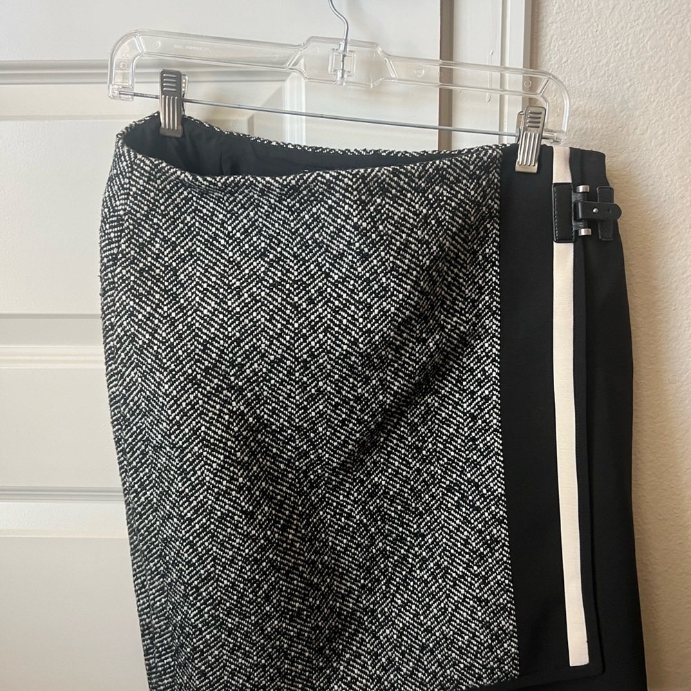 Elegant Black and White Women's Skirt
